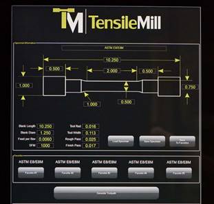 Easy round tensile sample preparation