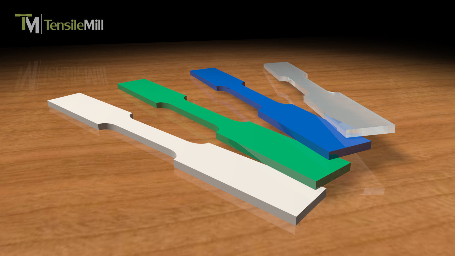 Preparing Flat Tensile Specimens from Plastic and Composite Materials