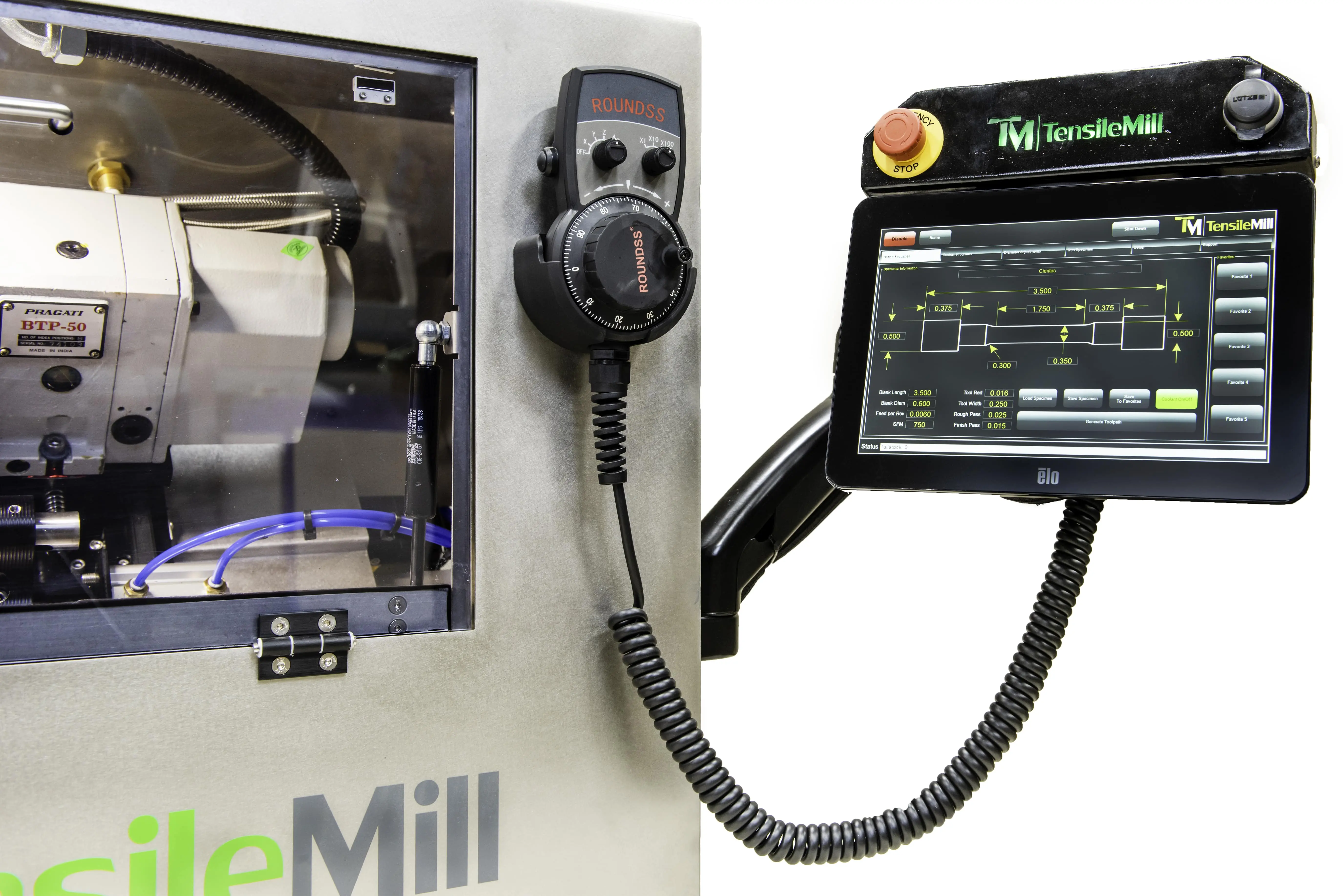 Round Tensile Sample Preparation Industrial Upgrade