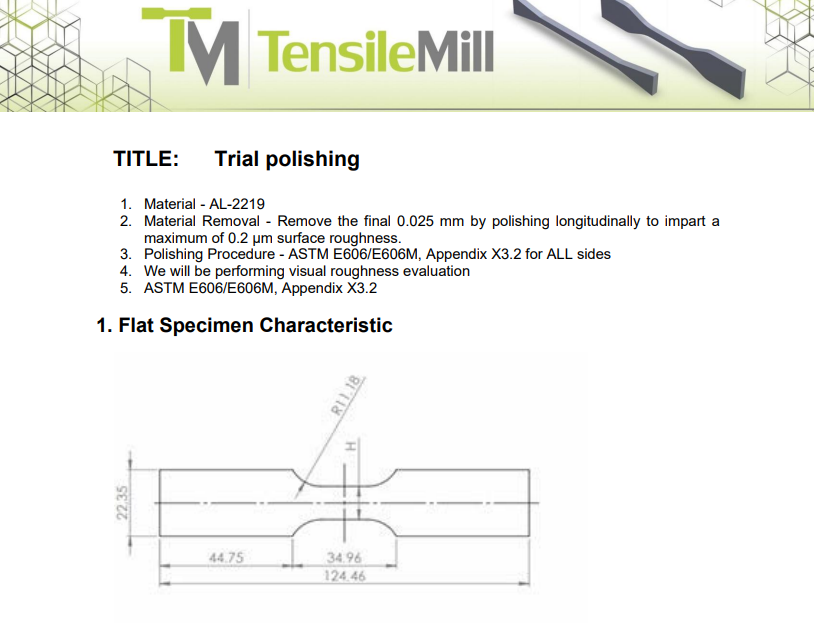 CNC Mini Sample Report